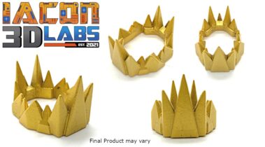 King Grimlock Crown - Iacon 3D Labs - Print Lab