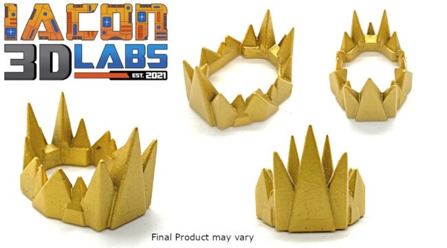 King Grimlock Crown - Iacon 3D Labs - Print Lab