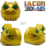 Grimlock Sharkticon Shoulder Pauldrons - Iacon 3D Labs - Print Lab