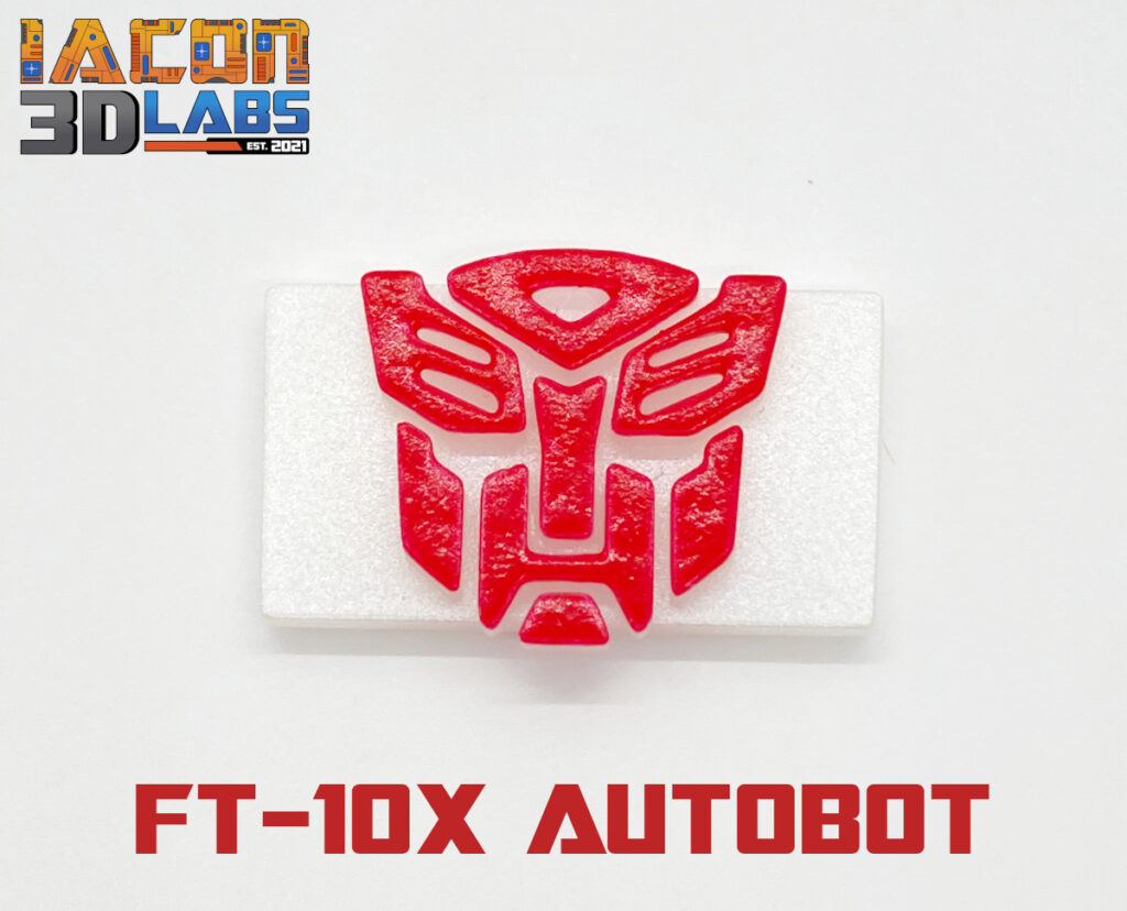 Phoenix X (FT10X) Limited Edition Chest Insert Iacon 3D Labs