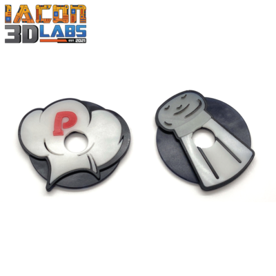 BurgerTime Arcade 1Up Joystick Dust Covers (Set of 2)