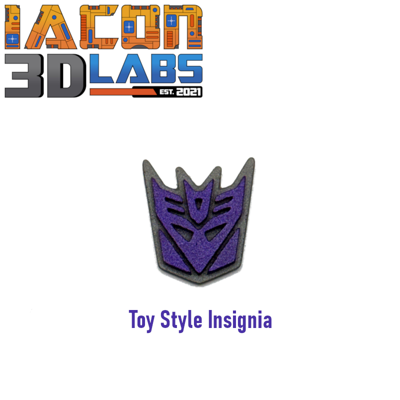 FT-31 Marauder Titan Class Decepticon Insignia (Toy or Cartoon Style) - Image 3