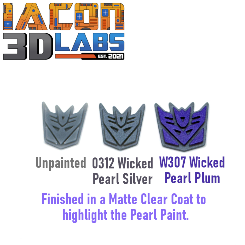 FT-31 Marauder Titan Class Decepticon Insignia (Toy or Cartoon Style) - Image 2