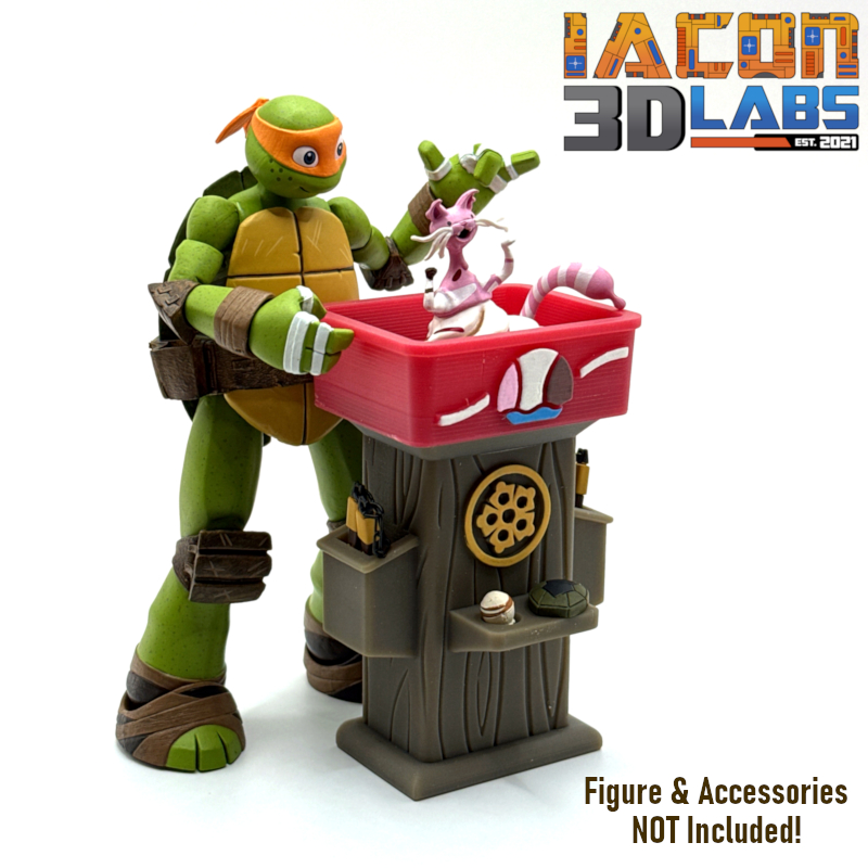 2012 Michelangelo Ice Cream Kitty Accessory Stand - Image 8