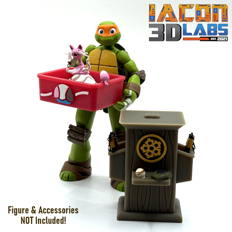 2012 Michelangelo Ice Cream Kitty Accessory Stand - Image 9