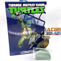 TMNT (2012 Cartoon) Ultimate Leonardo & Tree Dojo Stand - Iacon 3D