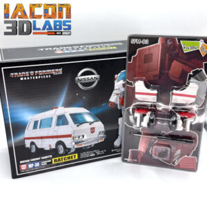 Transformers Masterpiece MP-30 (With Coin) & SFM-04 Shadow Fisher Add-on