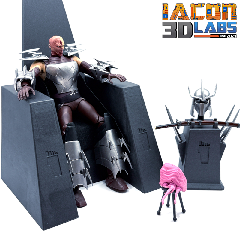 TMNT (2012 Cartoon) Ultimate Shredder & Throne Room Set - Image 4