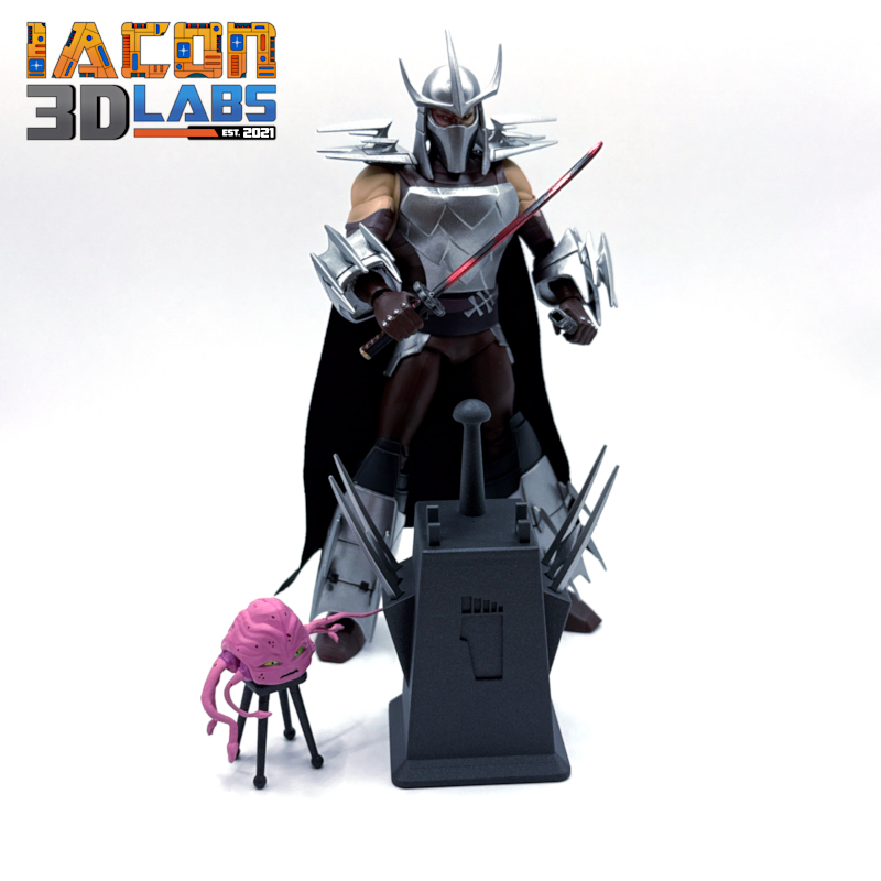 TMNT (2012 Cartoon) Ultimate Shredder & Throne Room Set - Image 5