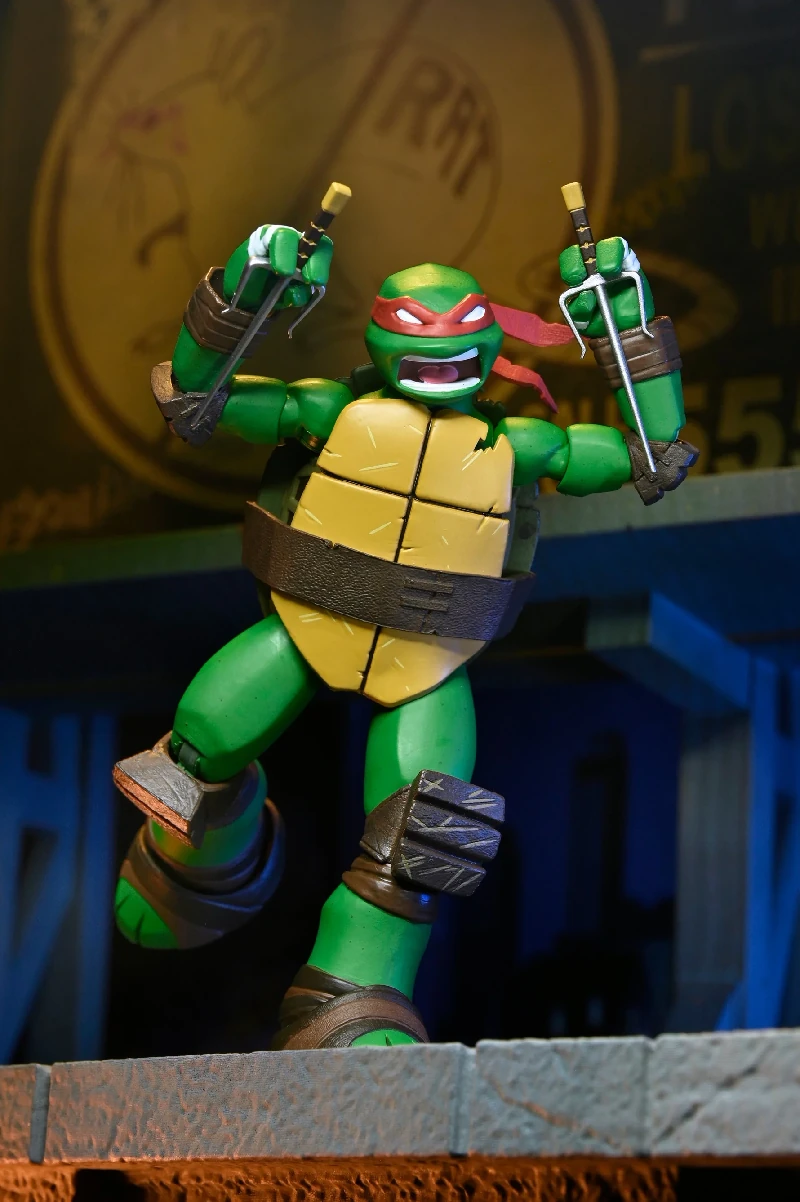 TMNT (2012 Cartoon) Ultimate Raphael & Volcano Dojo Stand - Image 5