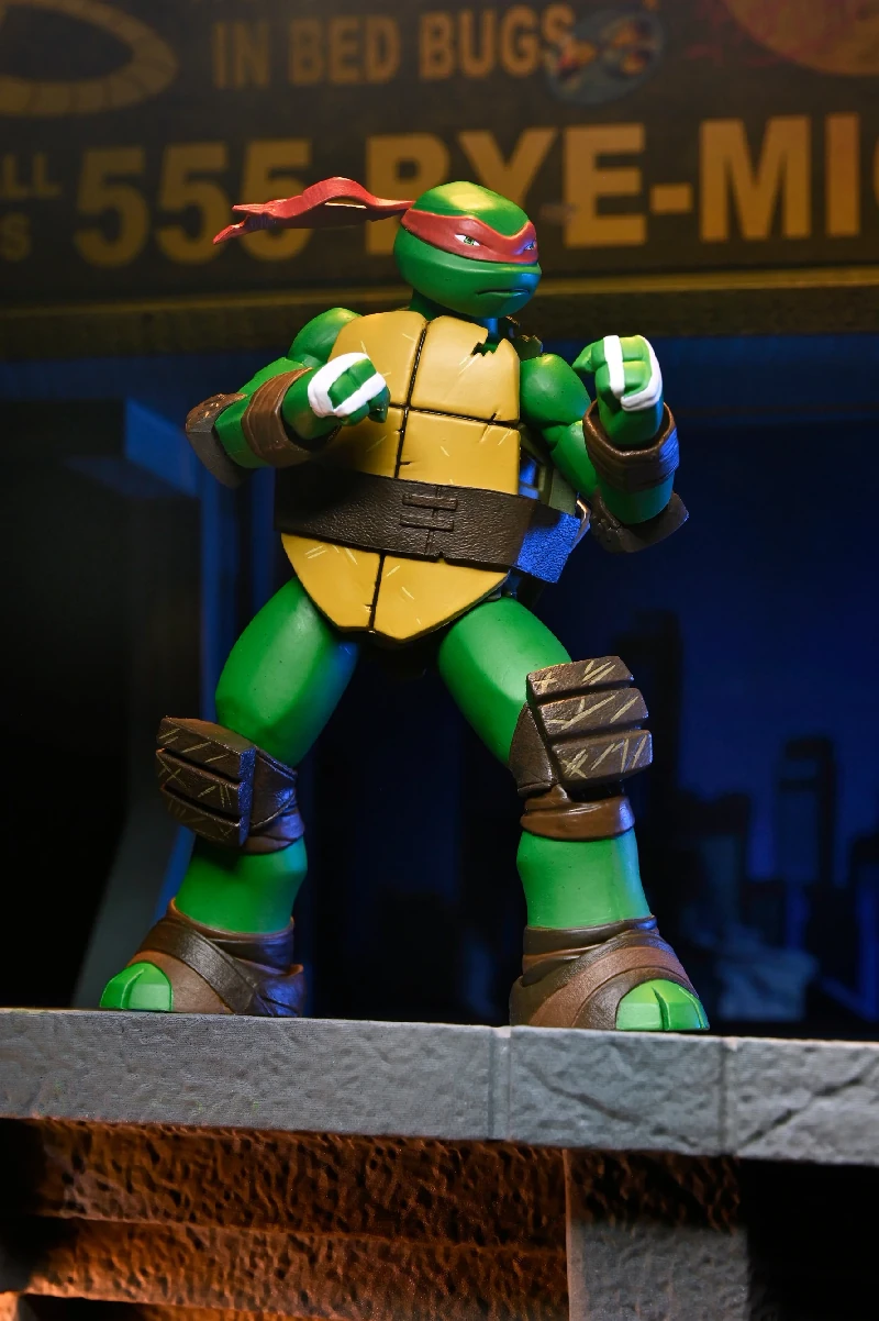 TMNT (2012 Cartoon) Ultimate Raphael & Volcano Dojo Stand - Image 4