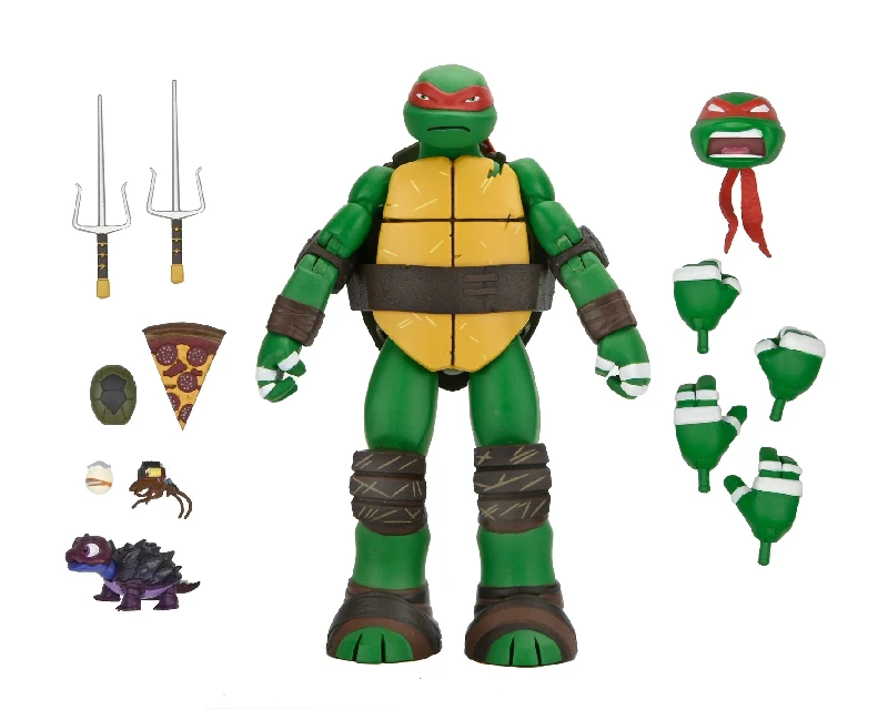 TMNT (2012 Cartoon) Ultimate Raphael & Volcano Dojo Stand - Image 2